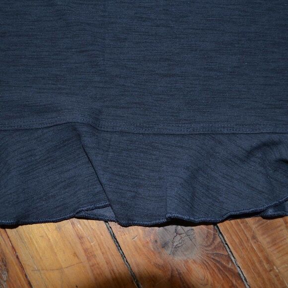 𝅺OLD Navy Active wear tank crop top camisole woven bottom sleeveless grey Small - Picture 6 of 10